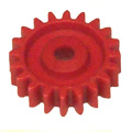 20 Tooth x 4mm Bore Push Fit 1 Mod Plastic Gear
